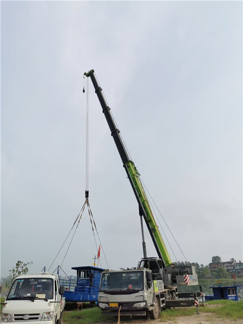 大庆市桥梁建设吊装案例